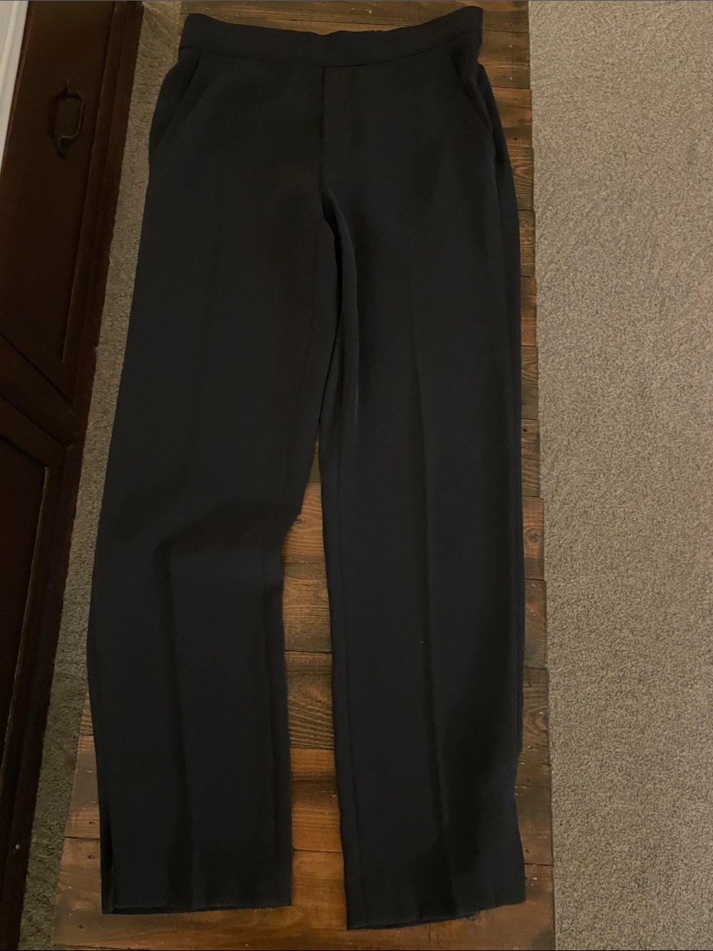 Vince Black Straight-Leg Women's Pants